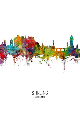 Stirling Scotland Skyline