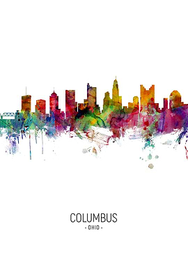 Columbus Ohio Skyline