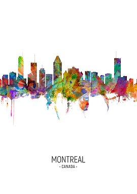 Montreal Canada Skyline