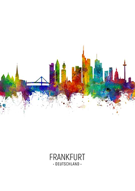 Frankfurt Germany Skyline