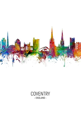 Coventry England Skyline