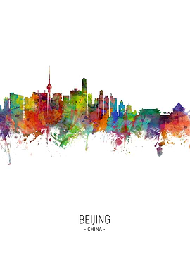 Beijing China Skyline