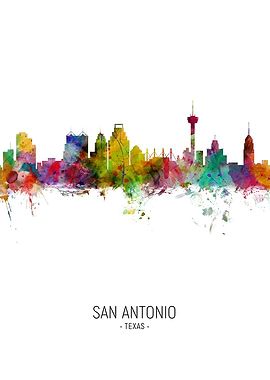 San Antonio Texas Skyline