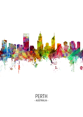 Perth Australia Skyline