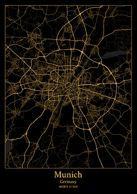 Munich Germany map