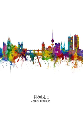 Prague Skyline