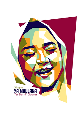 sabyan in wpap pop art
