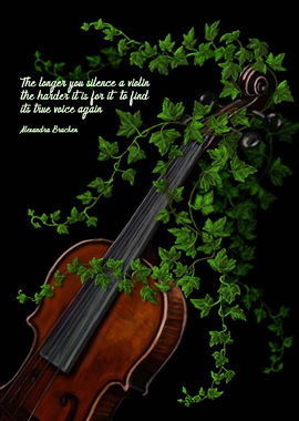 Violin and Ivy