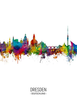 Dresden Germany Skyline