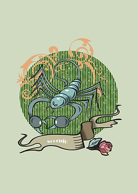 Scorpio zodiac in tattoo