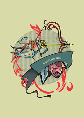 Sagittarius zodiac tattoo