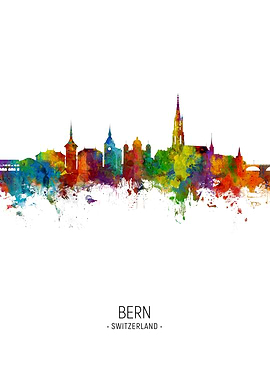 Bern Switzerland Skyline