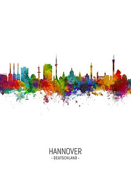 Hannover Germany Skyline