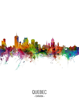 Quebec Canada Skyline