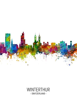 Winterthur Skyline