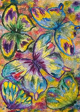 Flowery Meadow Butterflies