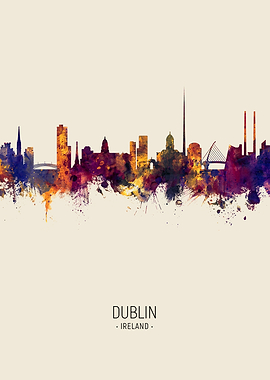 Dublin Ireland Skyline