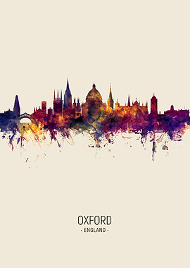 Oxford England Skyline