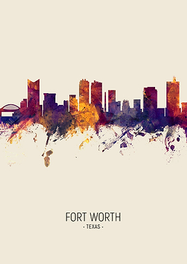 Fort Worth Texas Skyline