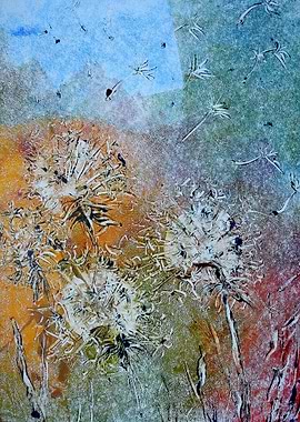 Dandelions in the Wind
