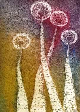 Y and V Sad Dandelions