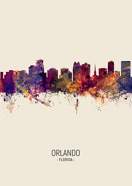Orlando Florida Skyline