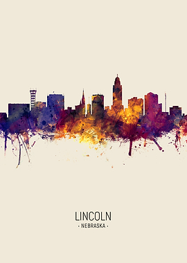 Lincoln Nebraska Skyline