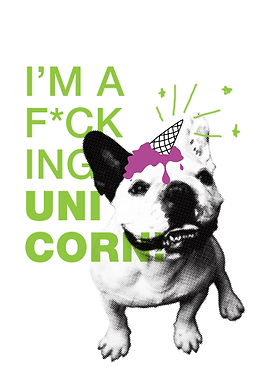 Bulldog unicorn