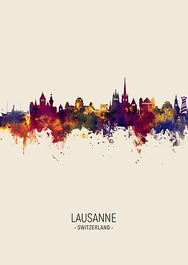 Lausanne Skyline