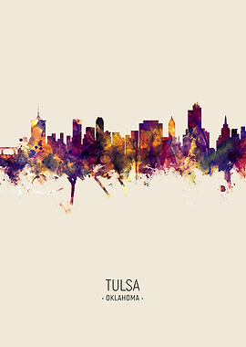 Tulsa Oklahoma Skyline