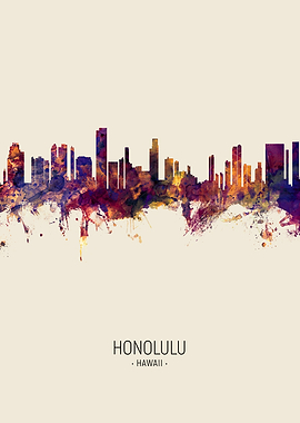Honolulu Hawaii Skyline