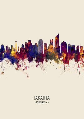 Jakarta Indonesia Skyline