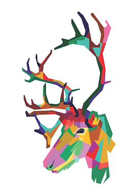Colorful Deer