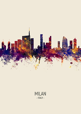 Milan Italy Skyline