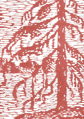 Brown Pine at a Lake