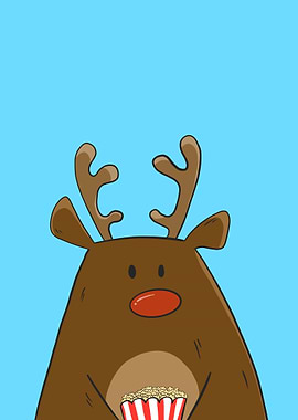 Reindeer With Popcorn