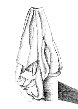 Fabric Pencil Sketch