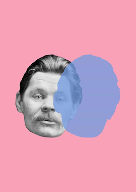 Maxim Gorky Pink Blue