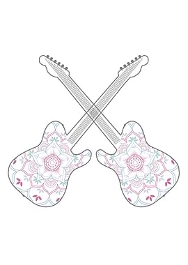 Guitars and ethnic flora