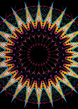 Vintage mandala pattern