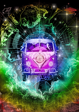 Vintage galaxy travel