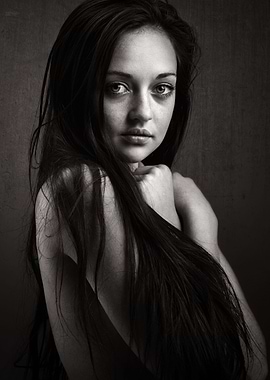 Innocent young woman