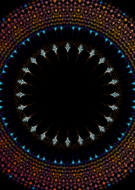 Bohemian tribal Mandala