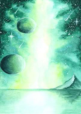 Aquarelle by hand legerete