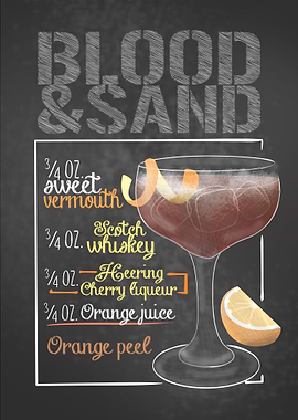 Blood and Sand Cocktail