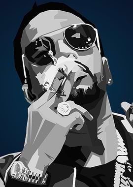 Juicy J WPAP Pop Art