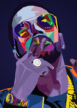 Juicy J WPAP Pop Art