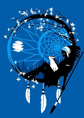 Dream Catcher feathers ind