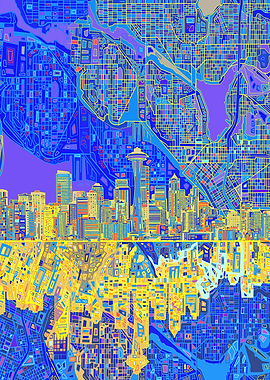 Seattle city abstract 2