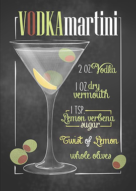 Vodka Martini Cocktail